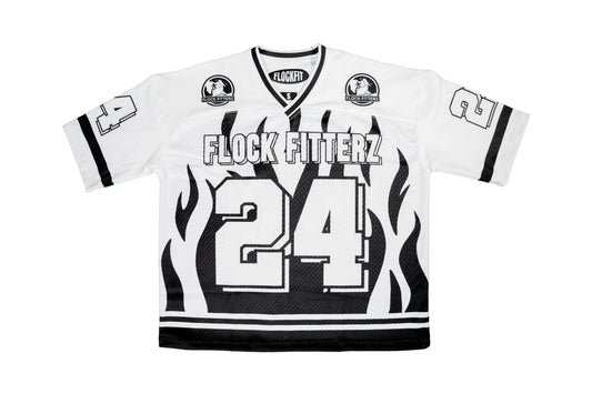 Flock Fitterz Jersey - White/Black