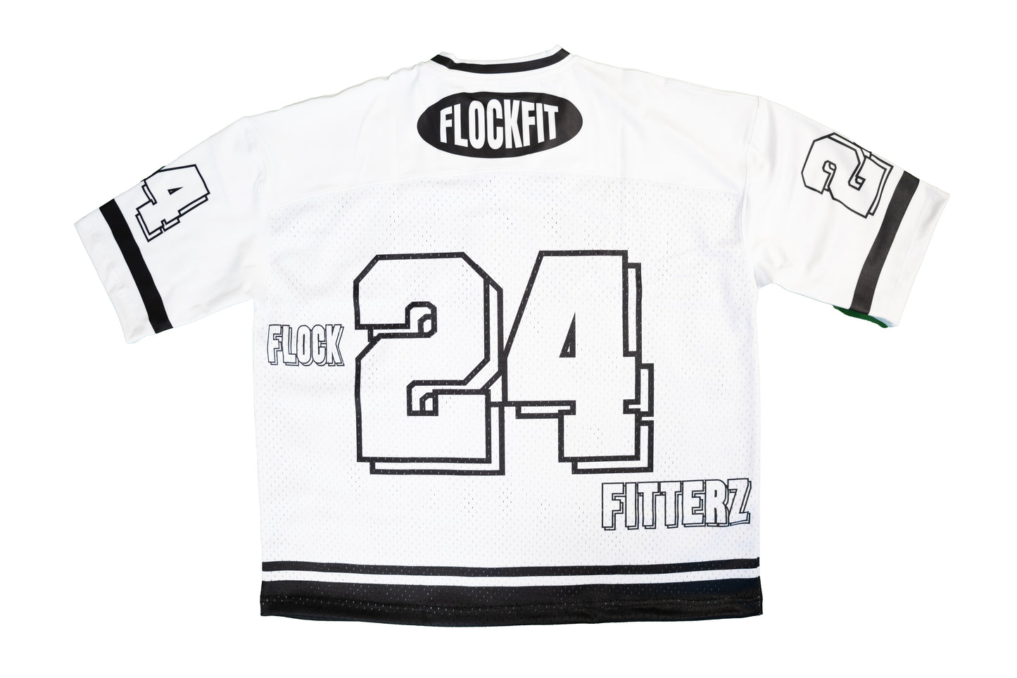 Flock Fitterz Jersey - White/Black