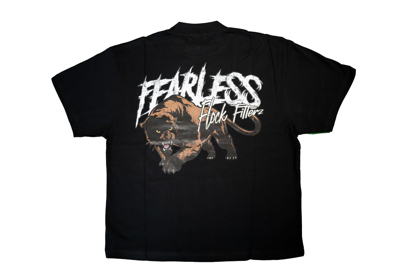 "Fearless Panther" Tee - Black/Brown