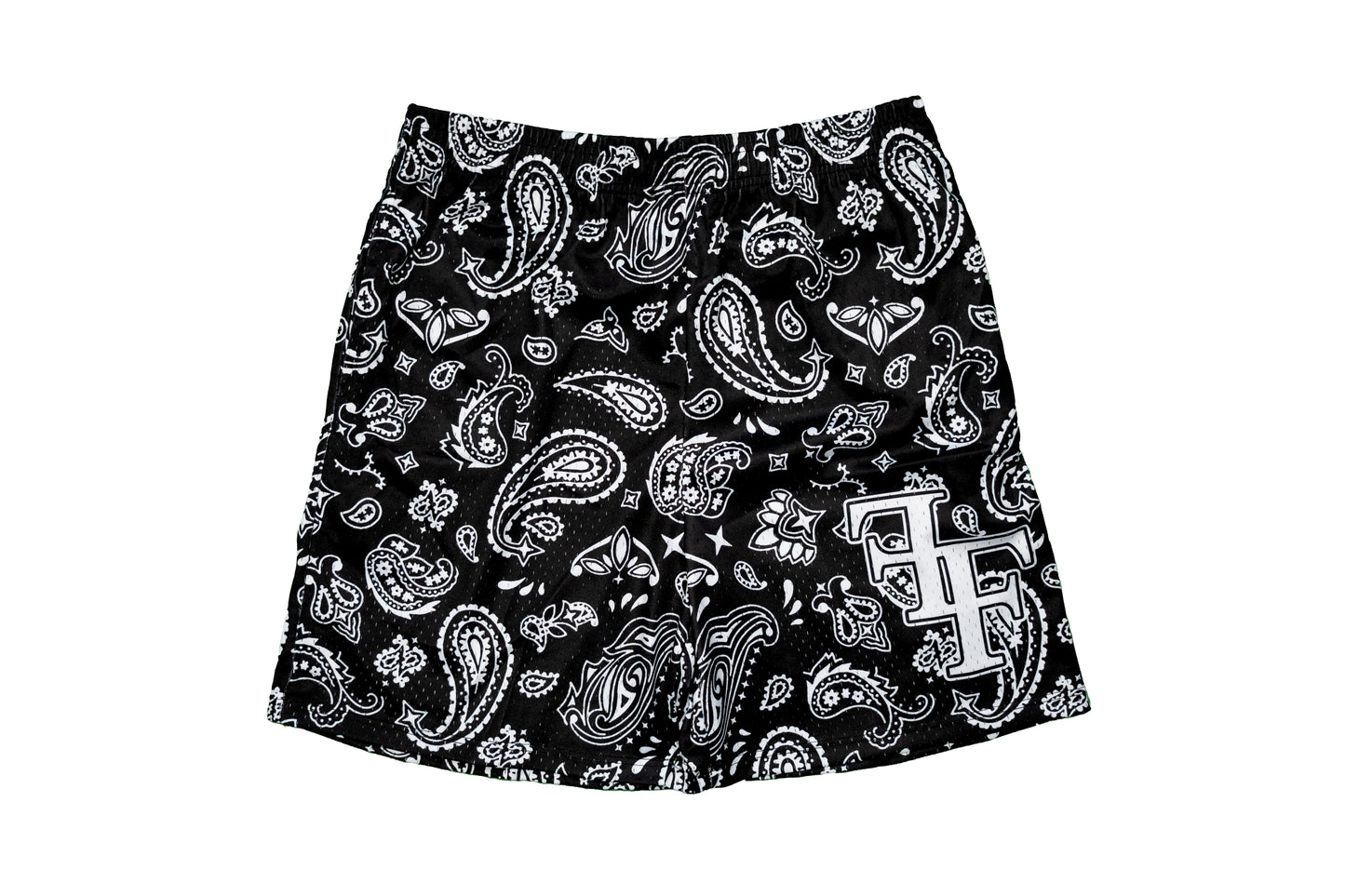 FF Bandanna Mesh Shorts - Black