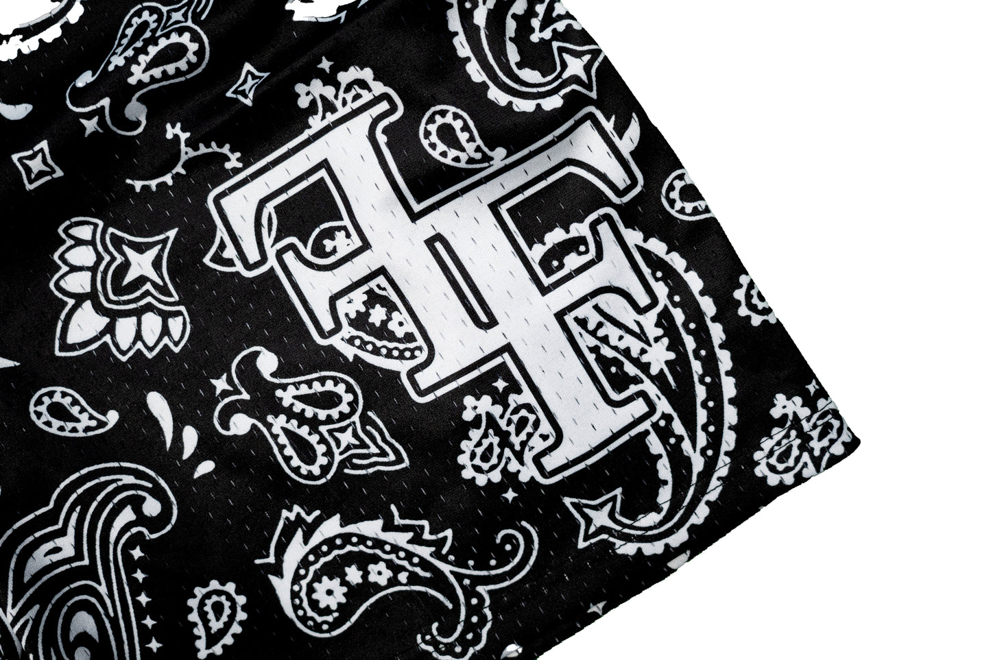 FF Bandanna Mesh Shorts - Black