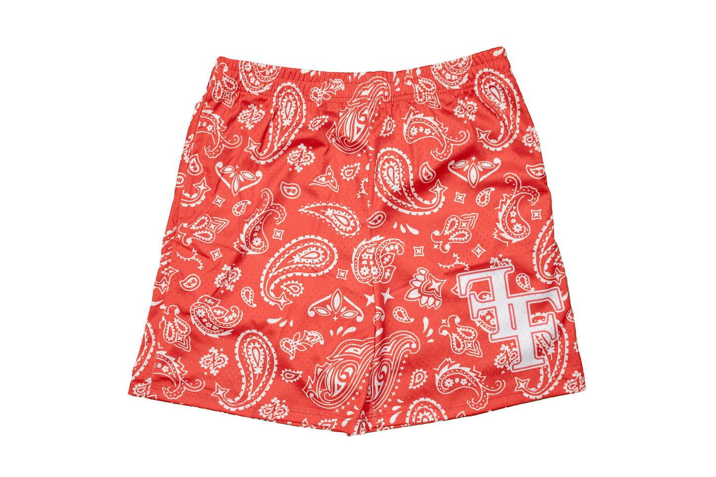 FF Bandanna Mesh Shorts - Red