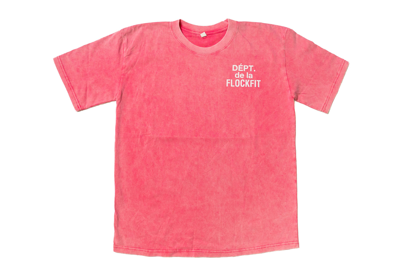 FF "Dept. de la FlockFit" Washed Tee - Pink
