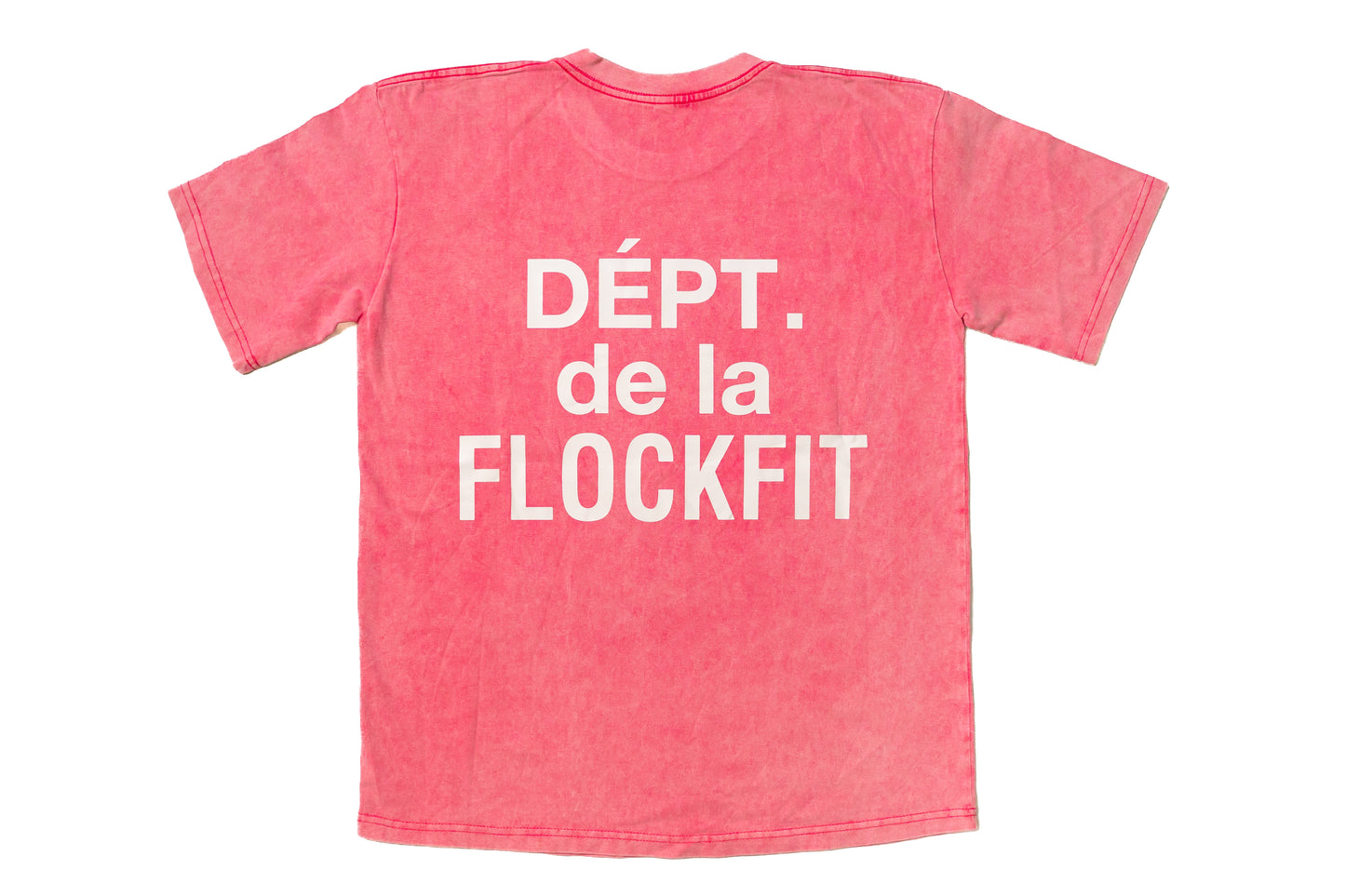 FF "Dept. de la FlockFit" Washed Tee - Pink