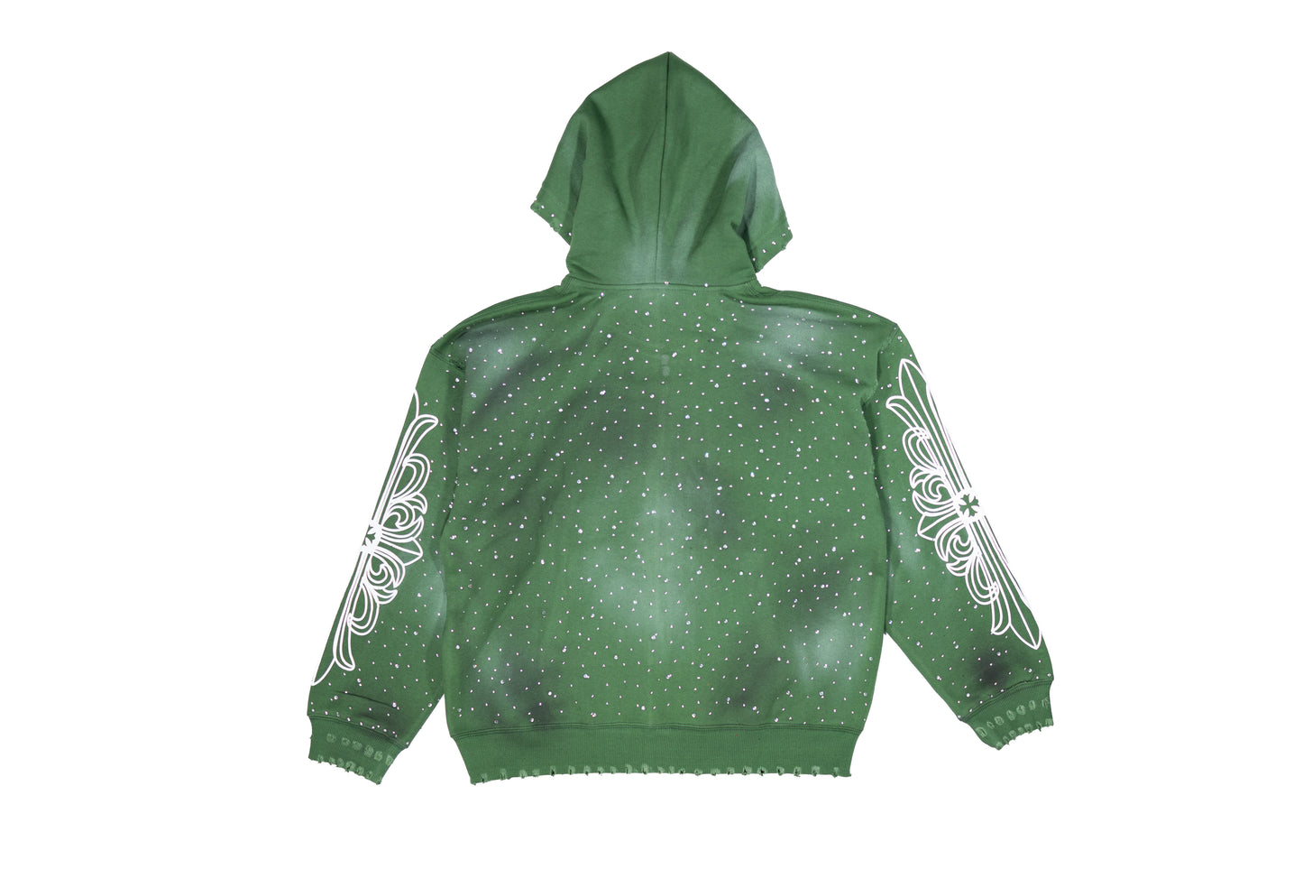FF Rhinestone Hoodie - Green