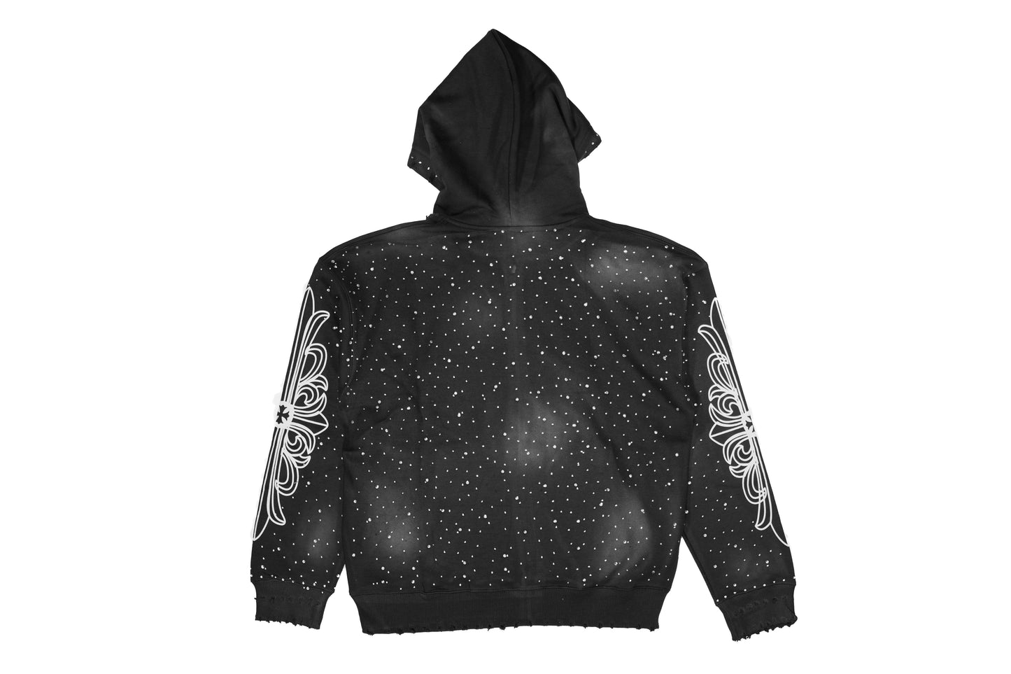 FF Rhinestone Hoodie - Black