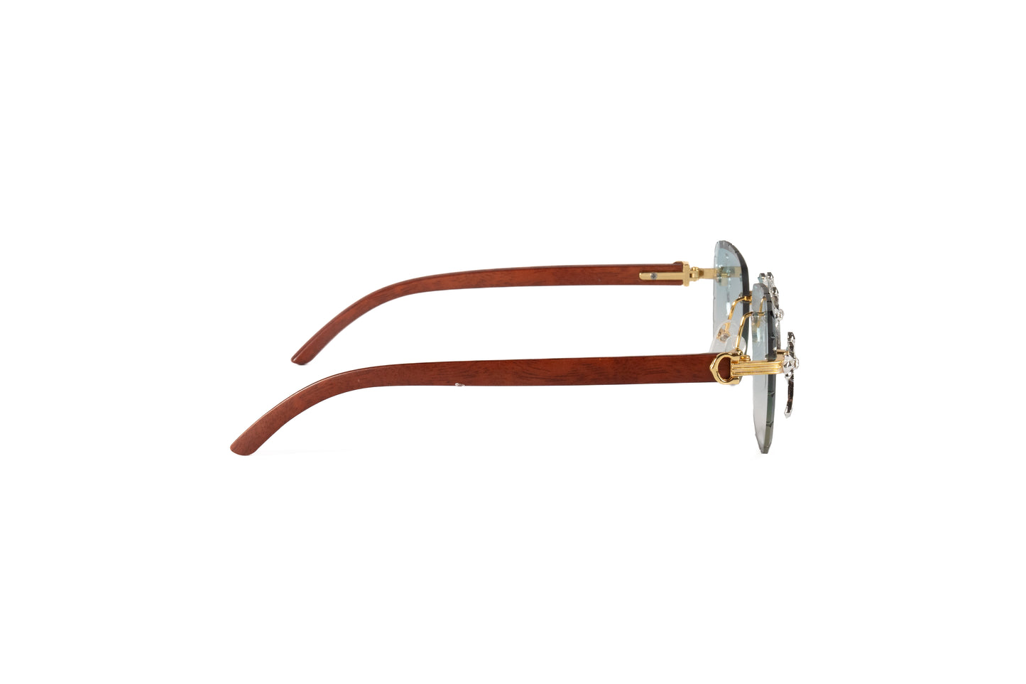 FF Iced Out Sunglasses - Green/Brown
