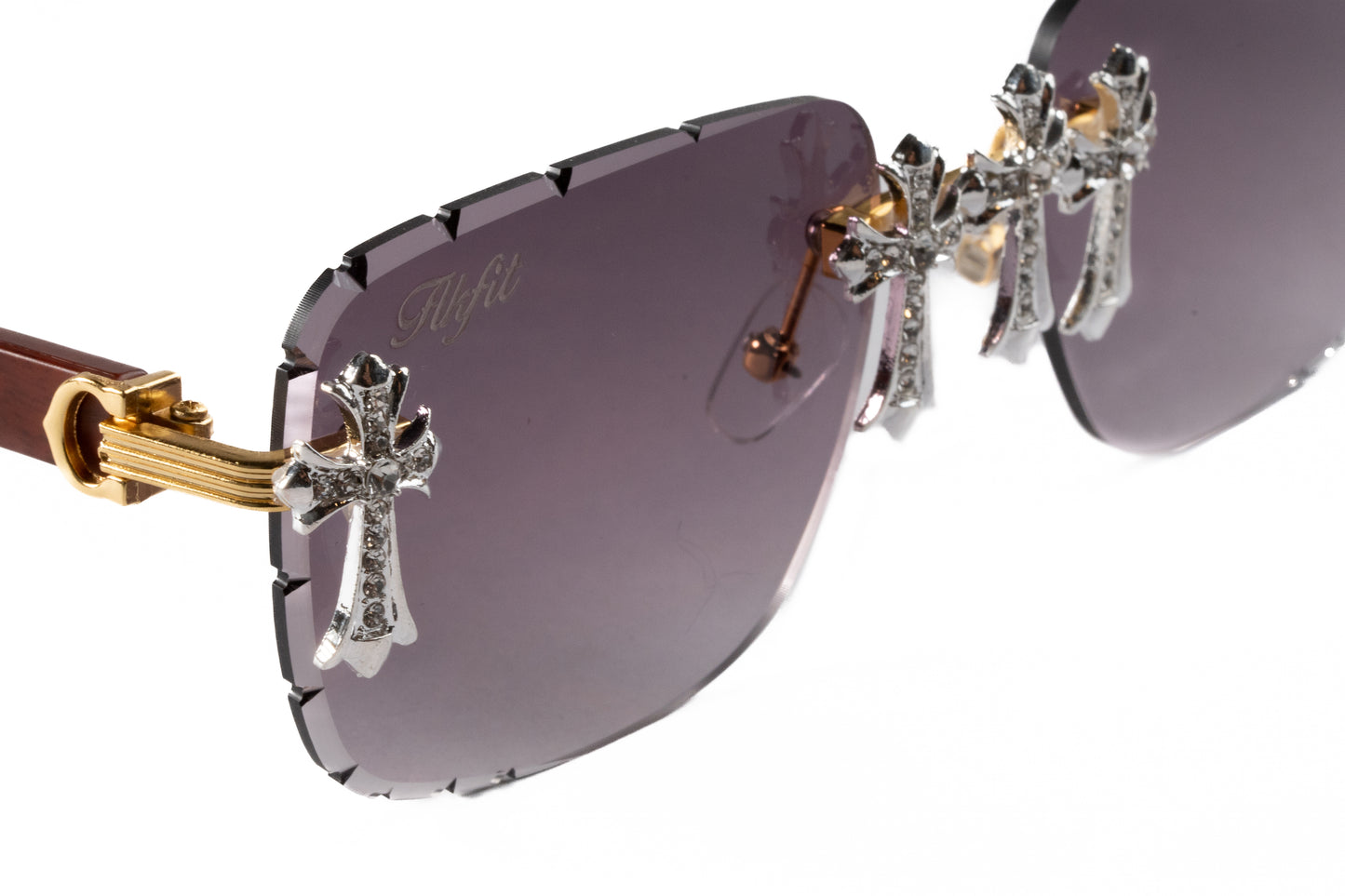 FF Iced Out Sunglasses - Purple