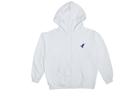 "Shiesty Szn" Full Zip Hoodie - White
