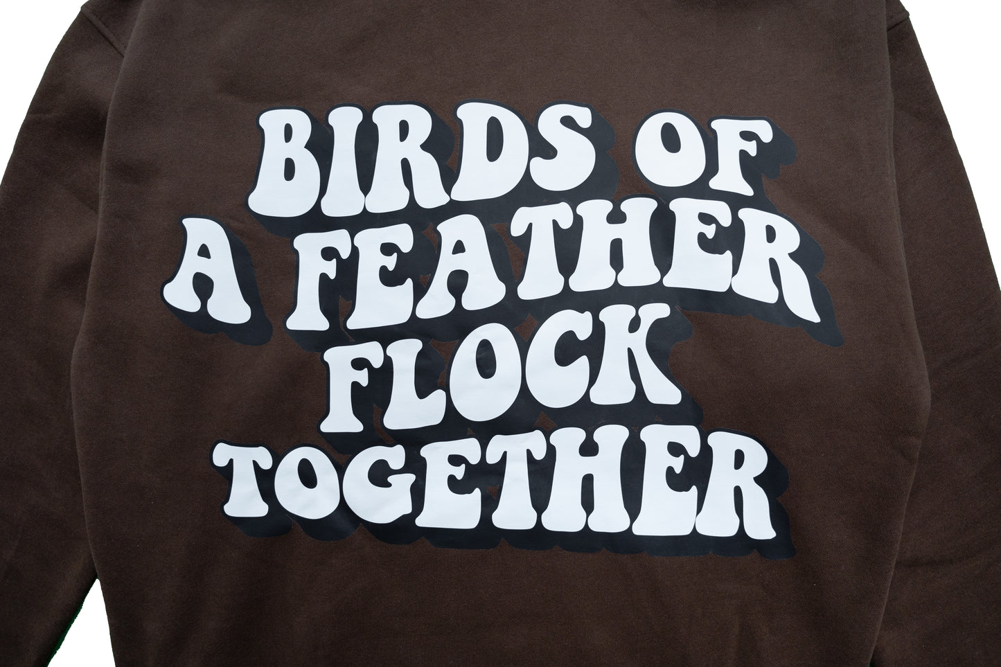 "Birds Of A Feather" Hoodie - Brown