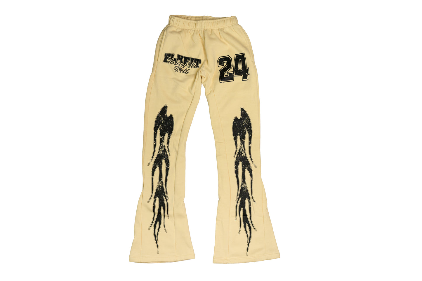 "FTW Tour" Flare Sweatpants - Butter/Black