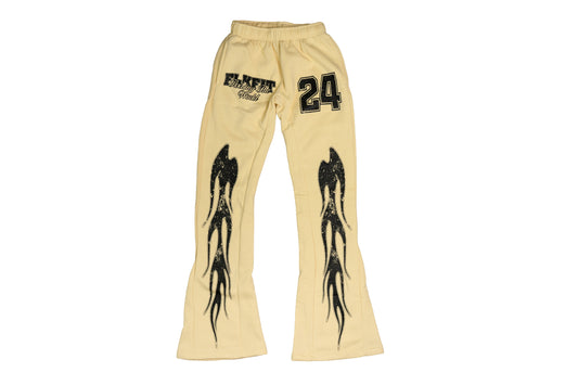 "FTW Tour" Flare Sweatpants - Butter/Black