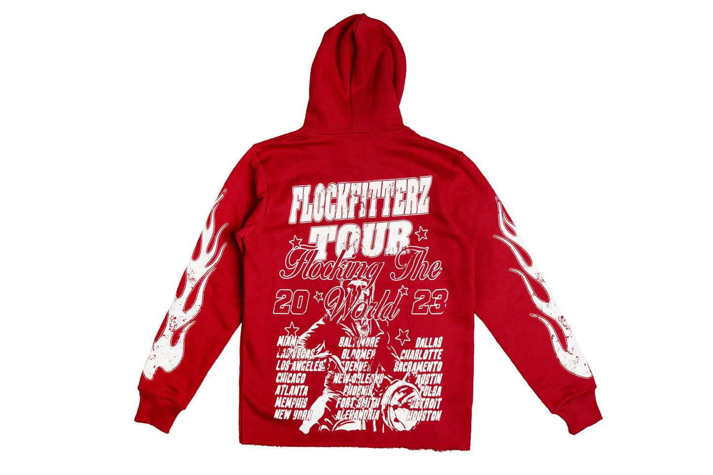 "FTW Tour" Hoodie - Red/White