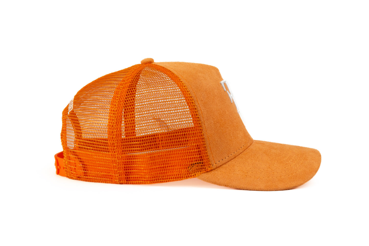 FF Suede Trucker Hat - Orange