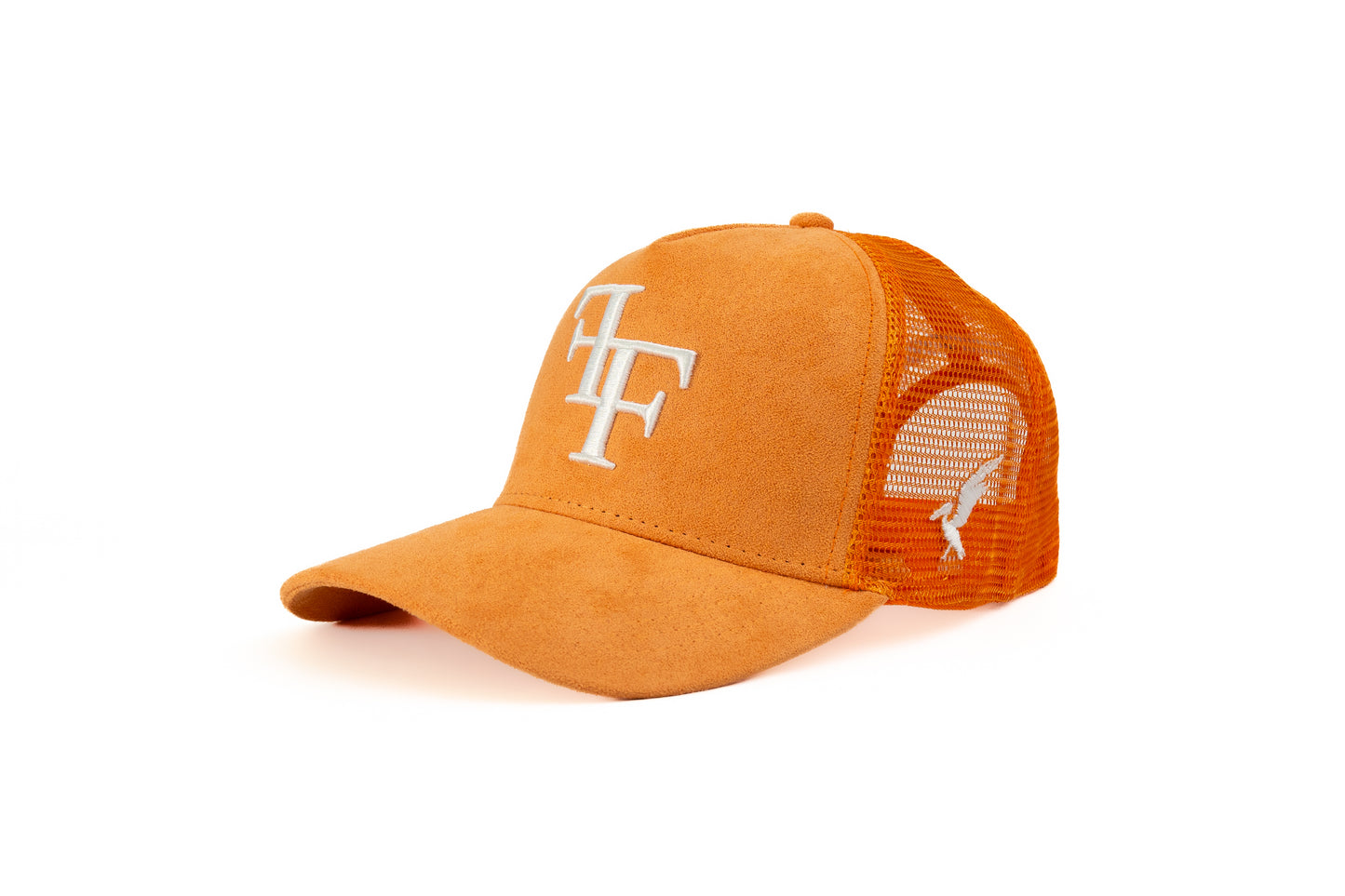 FF Suede Trucker Hat - Orange