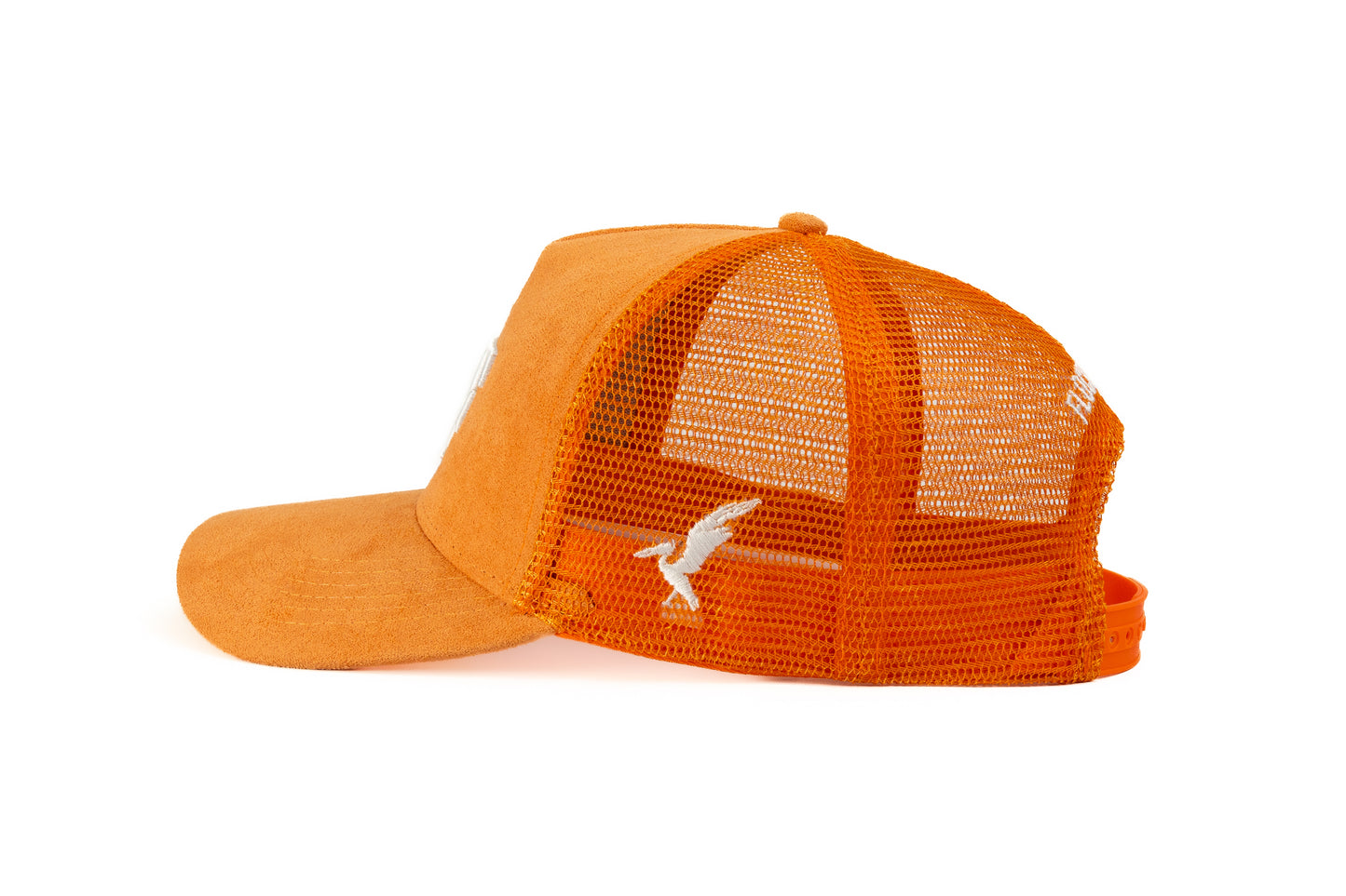 FF Suede Trucker Hat - Orange