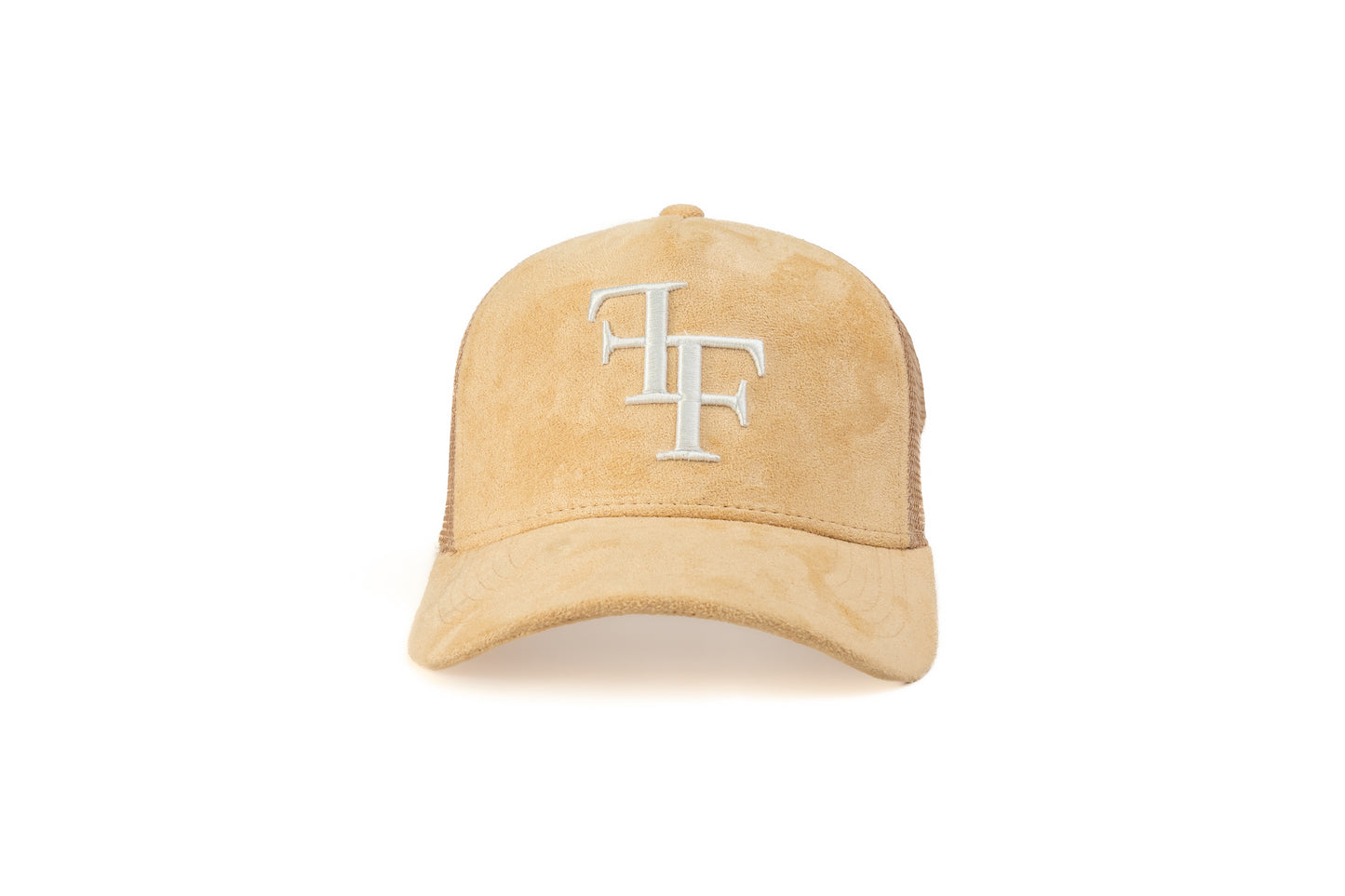 FF Suede Trucker Hat - Cream