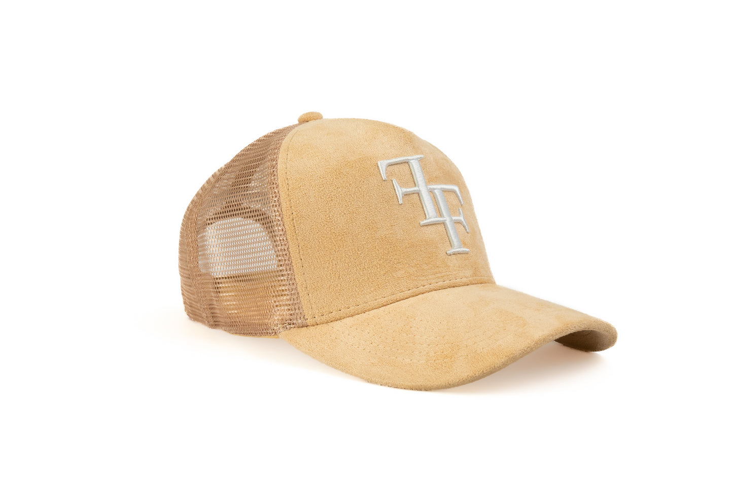 FF Suede Trucker Hat - Cream