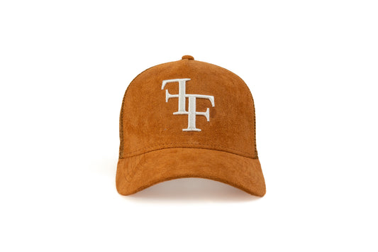 FF Suede Trucker Hat - Brown