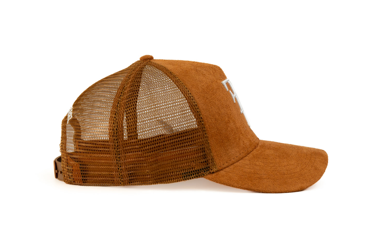FF Suede Trucker Hat - Brown