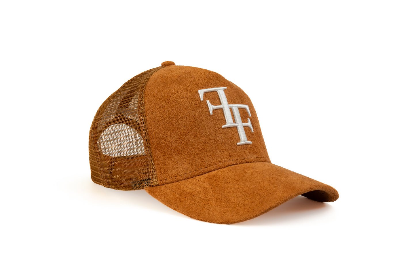 FF Suede Trucker Hat - Brown