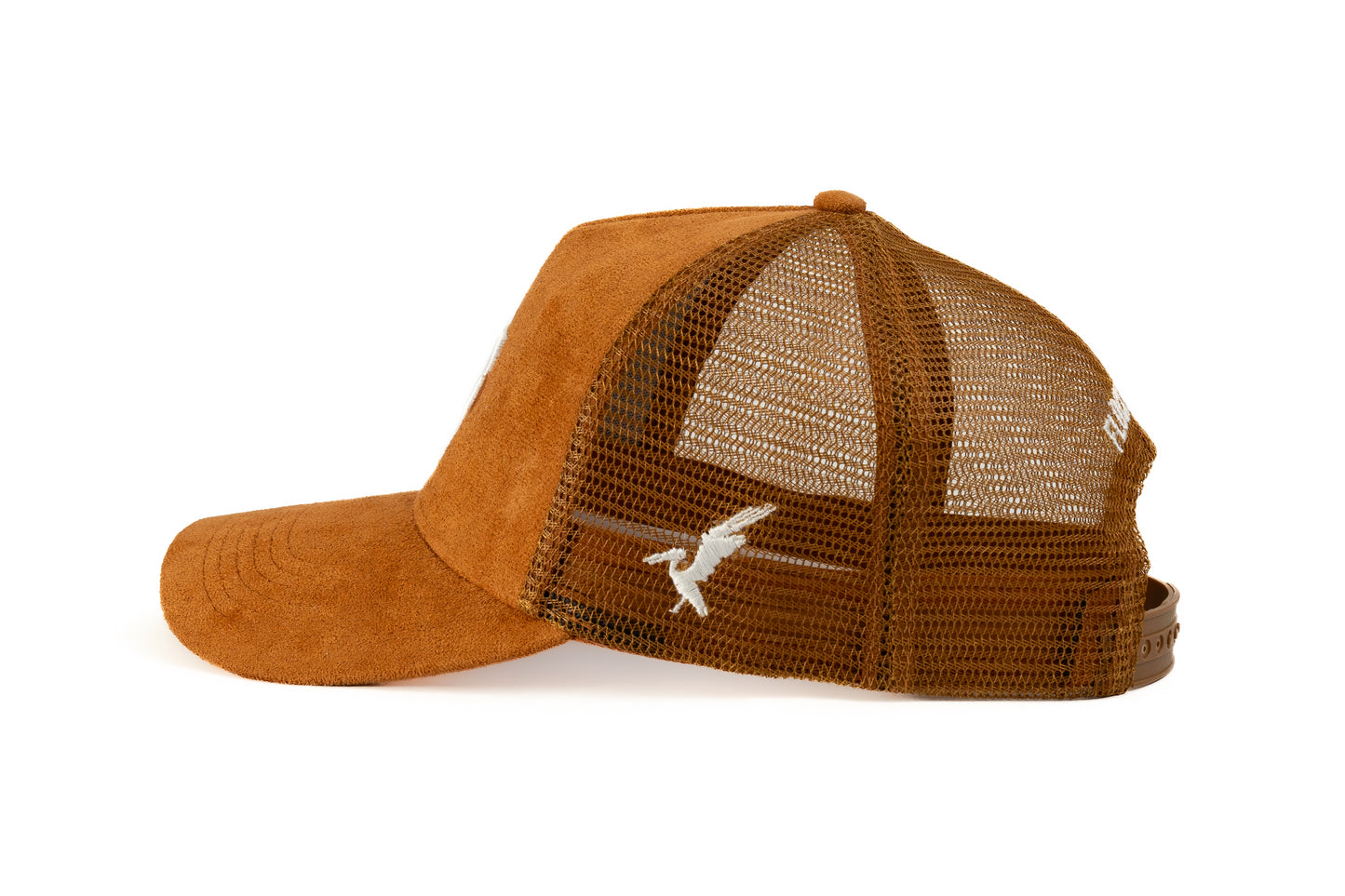 FF Suede Trucker Hat - Brown