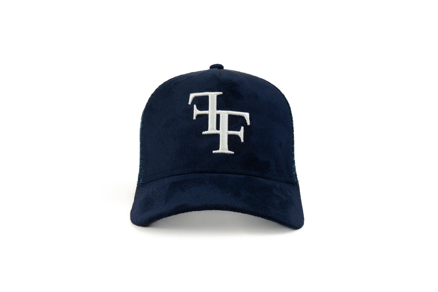 FF Suede Trucker Hat - Navy Blue
