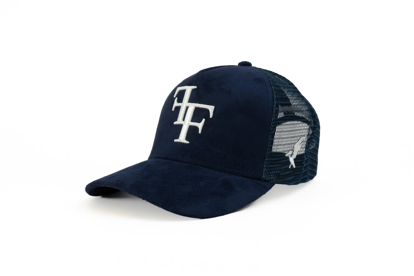 FF Suede Trucker Hat - Navy Blue