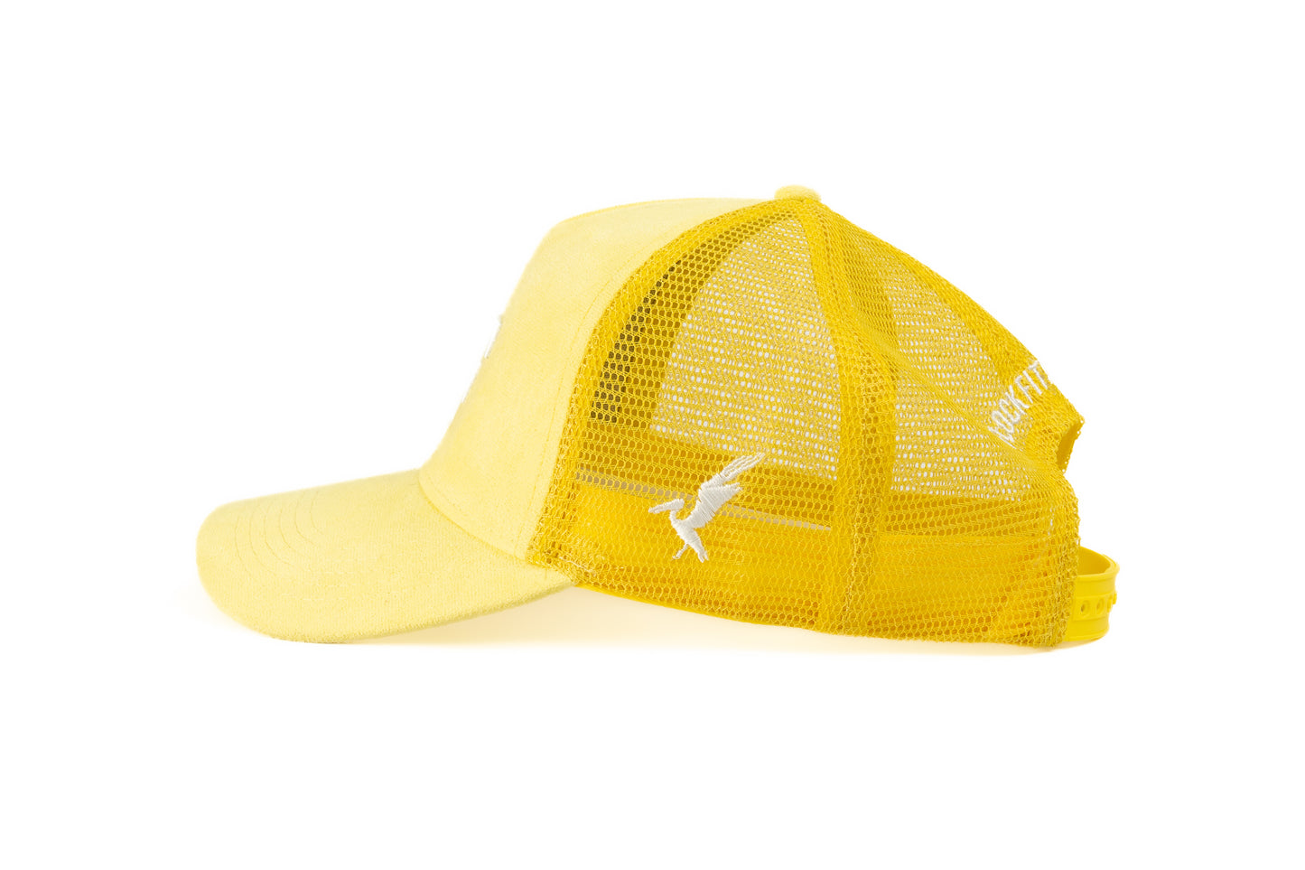 FF Suede Trucker Hat - Yellow