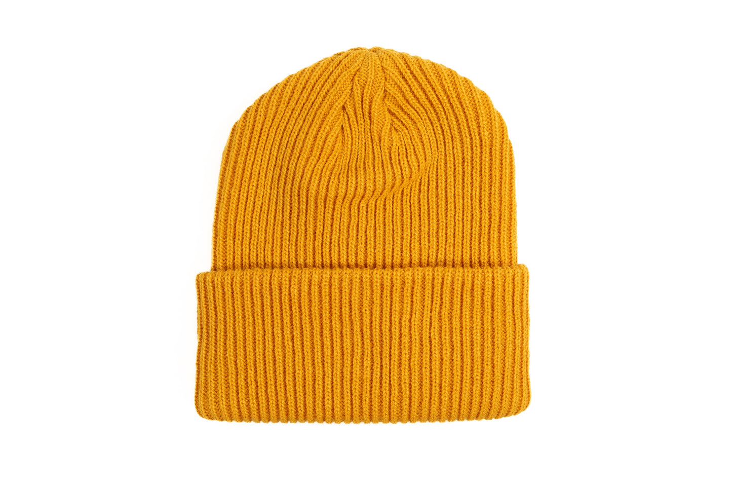 FF Box Logo Beanie - Mustard Yellow