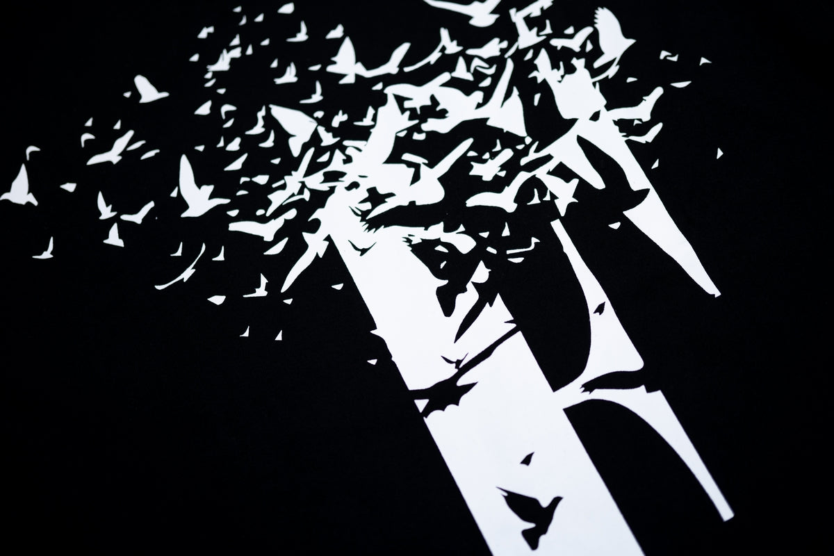 "Flocking The World" Tee - Black