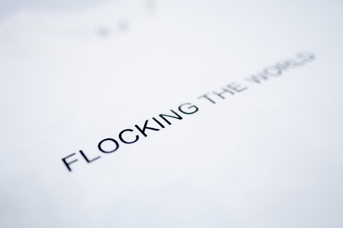 "Flocking The World" Tee - White