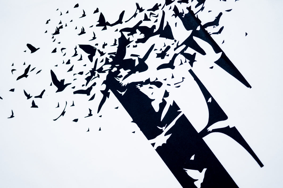 "Flocking The World" Tee - White