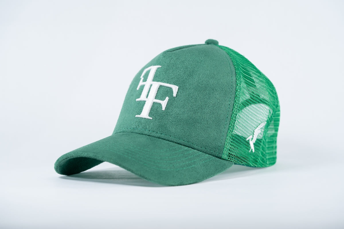 FF Suede Trucker Hat - Green
