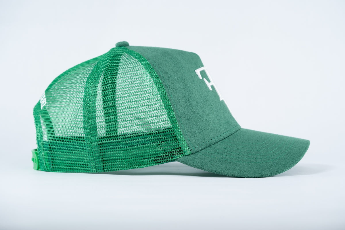 FF Suede Trucker Hat - Green