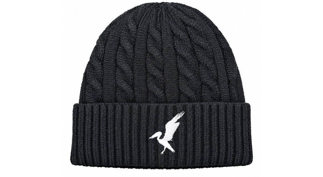 FF Wool Knit Beanies - Black
