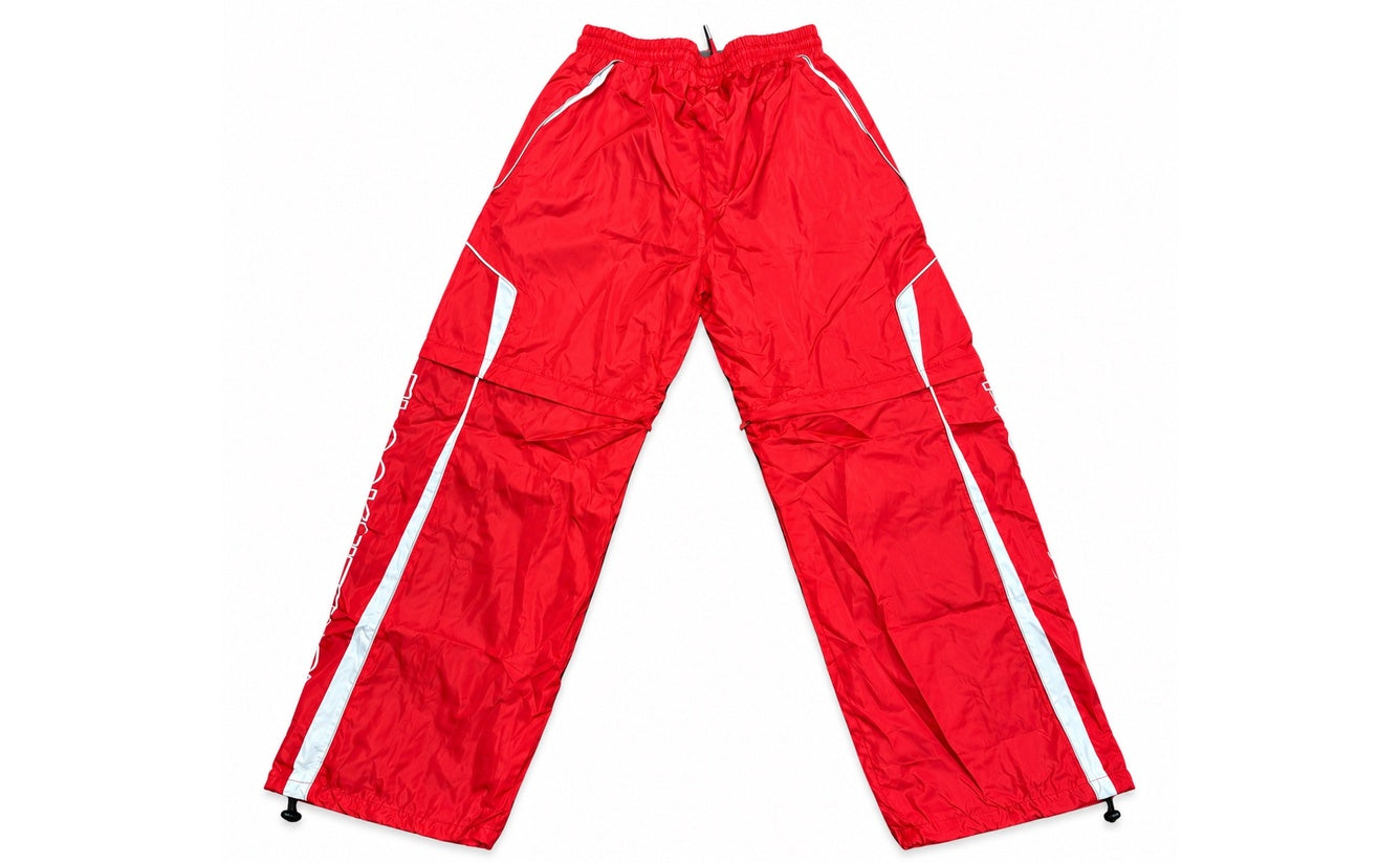 "Futbol" Windbreaker Pants - Red