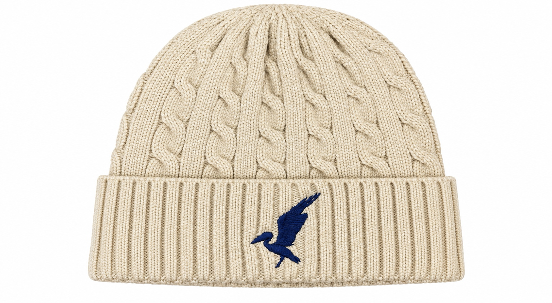 FF Wool Knit Beanies - Tan