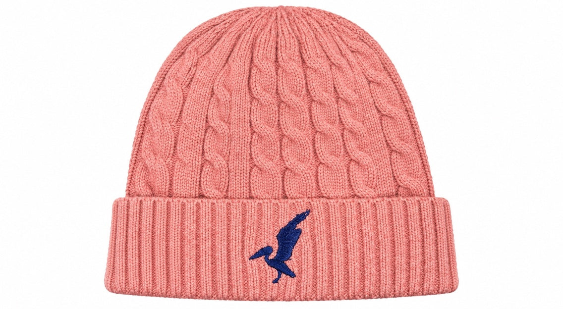 FF Wool Knit Beanies - Pink