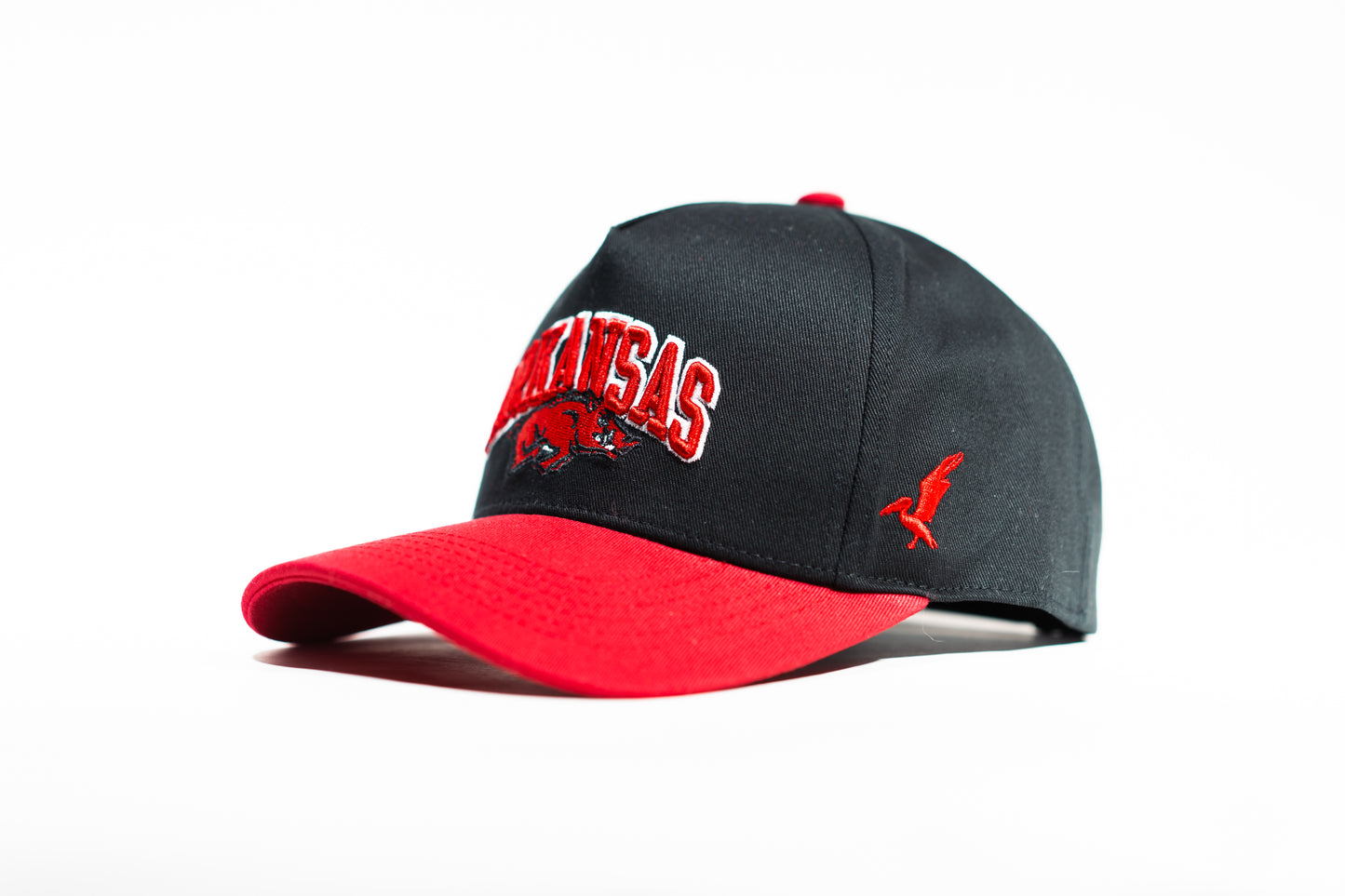 Arkansas Razorback Snapback - Black/Red