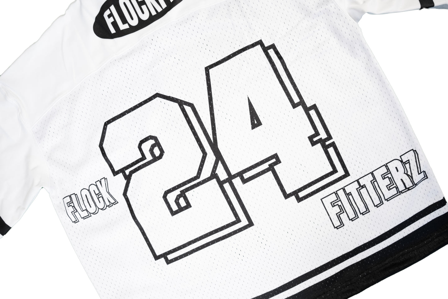 Flock Fitterz Jersey - White/Black