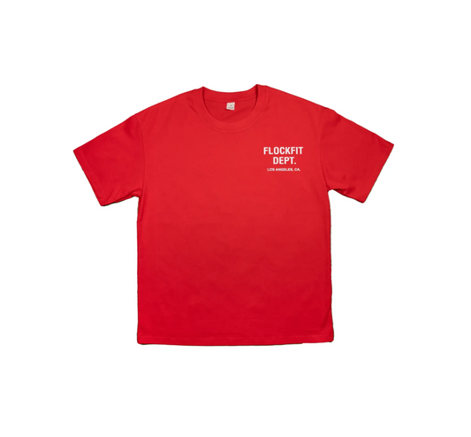 FF "Flockfit Dept" Tee - Red