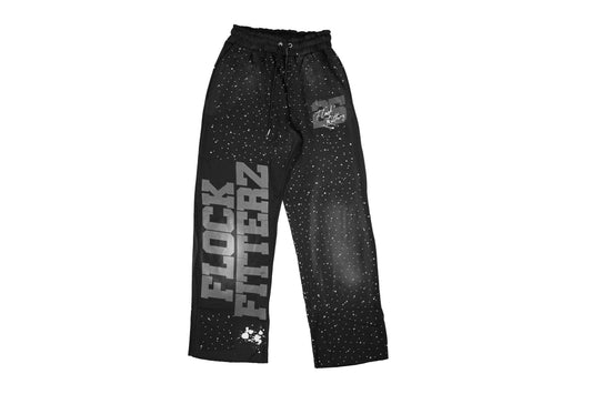 FF Rhinestone Sweats - Black