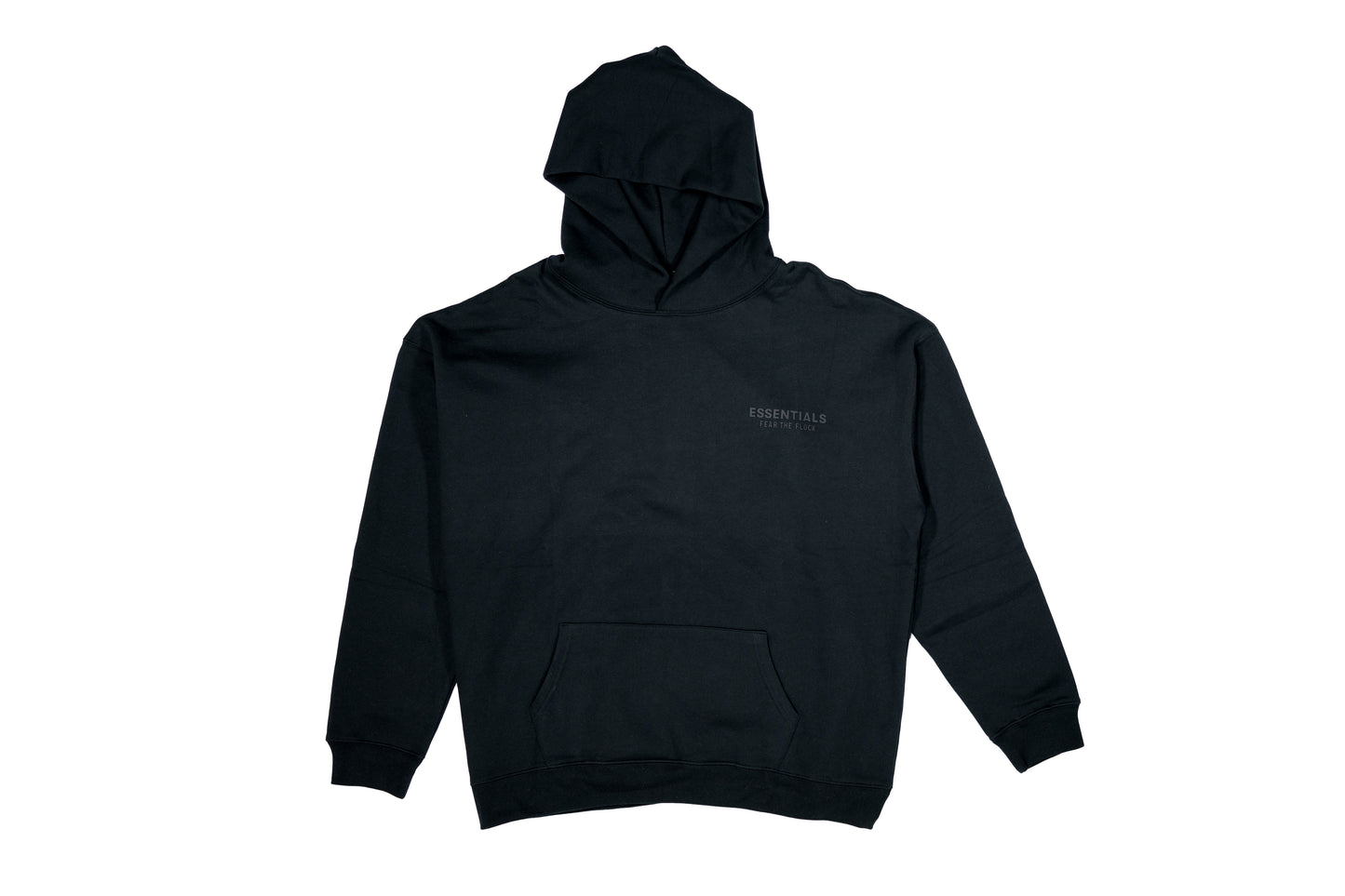 "Fear The Flock" Essential Hoodie - Black