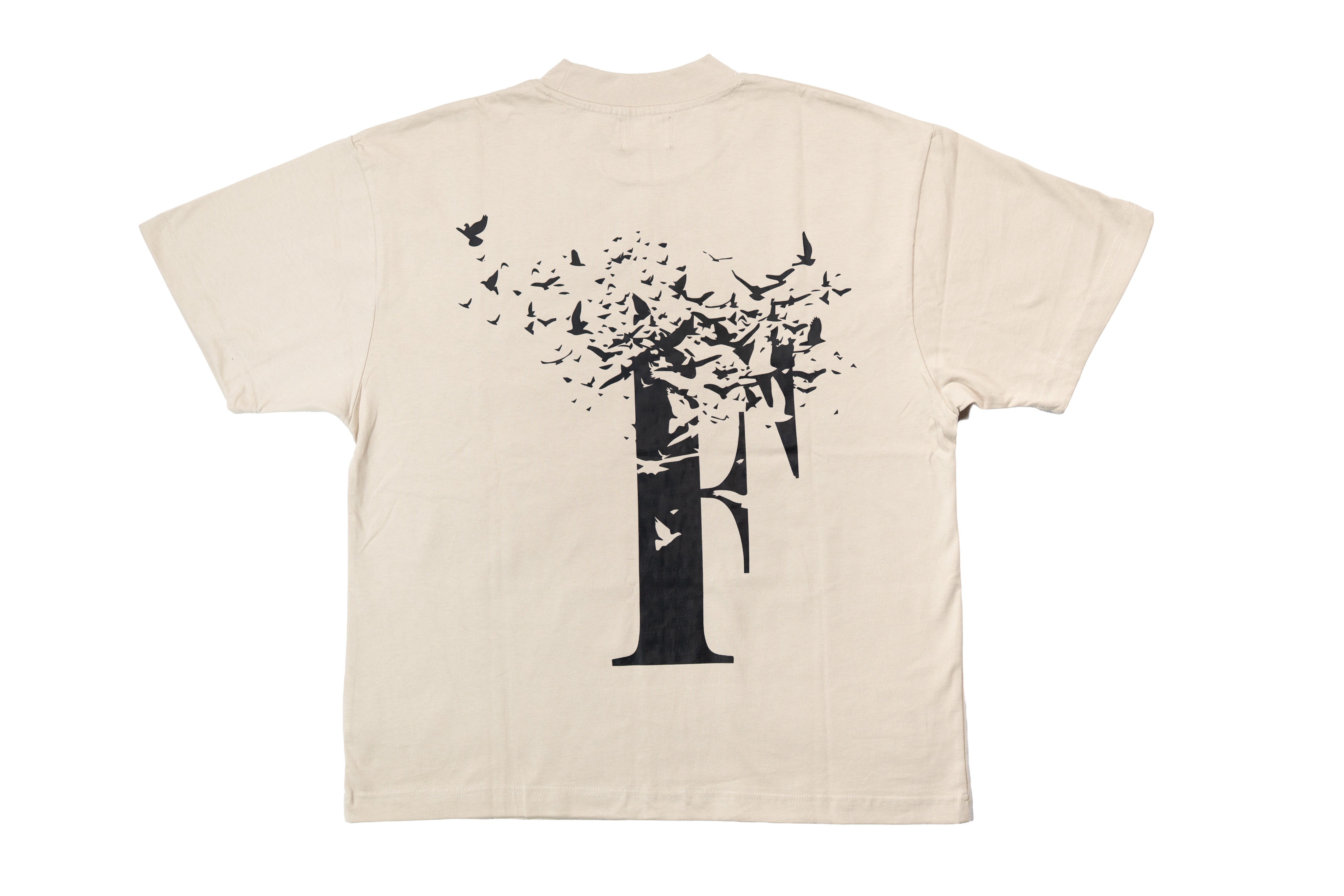 "Flocking The World" Tee - Tan