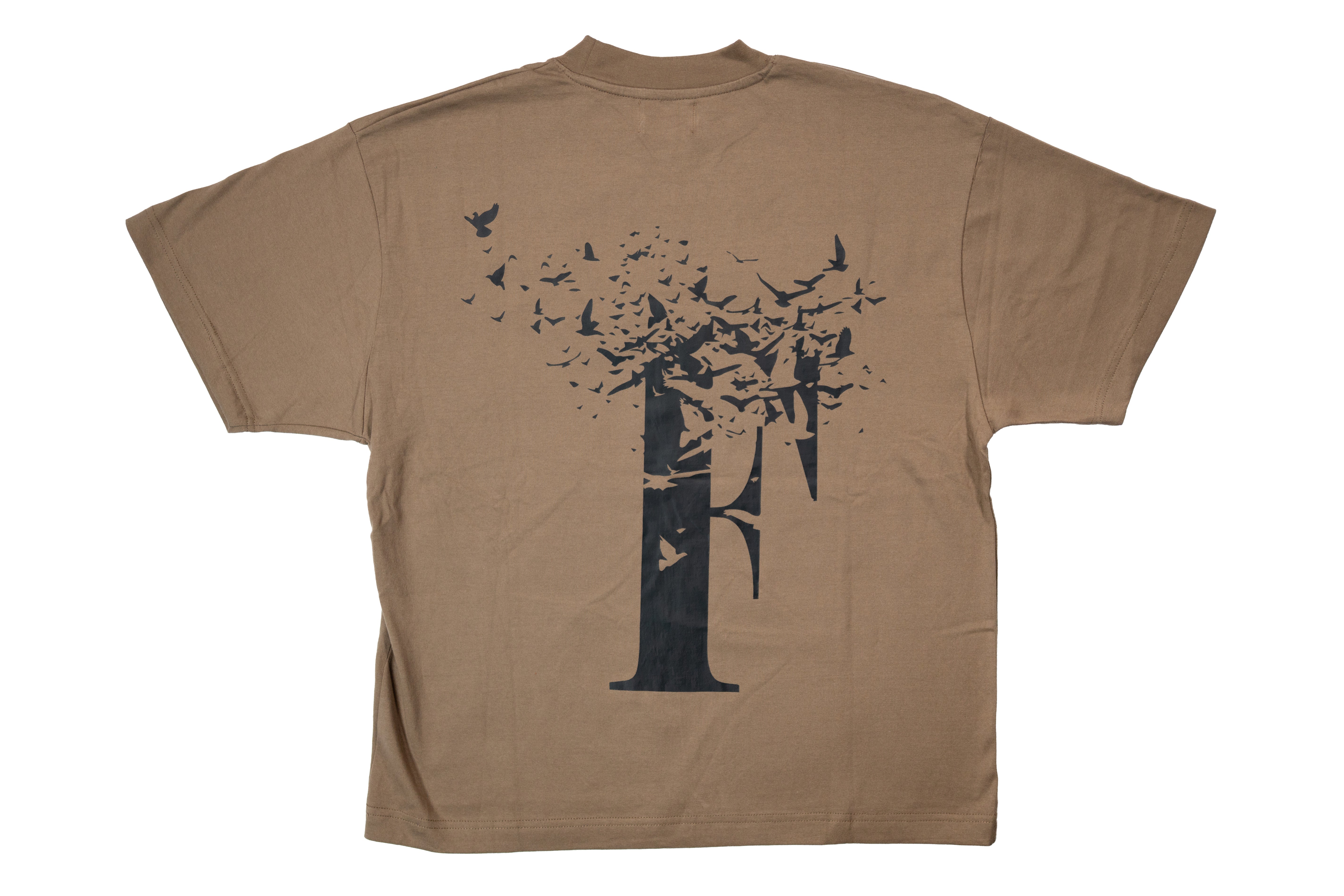 "Flocking The World" Tee - Brown