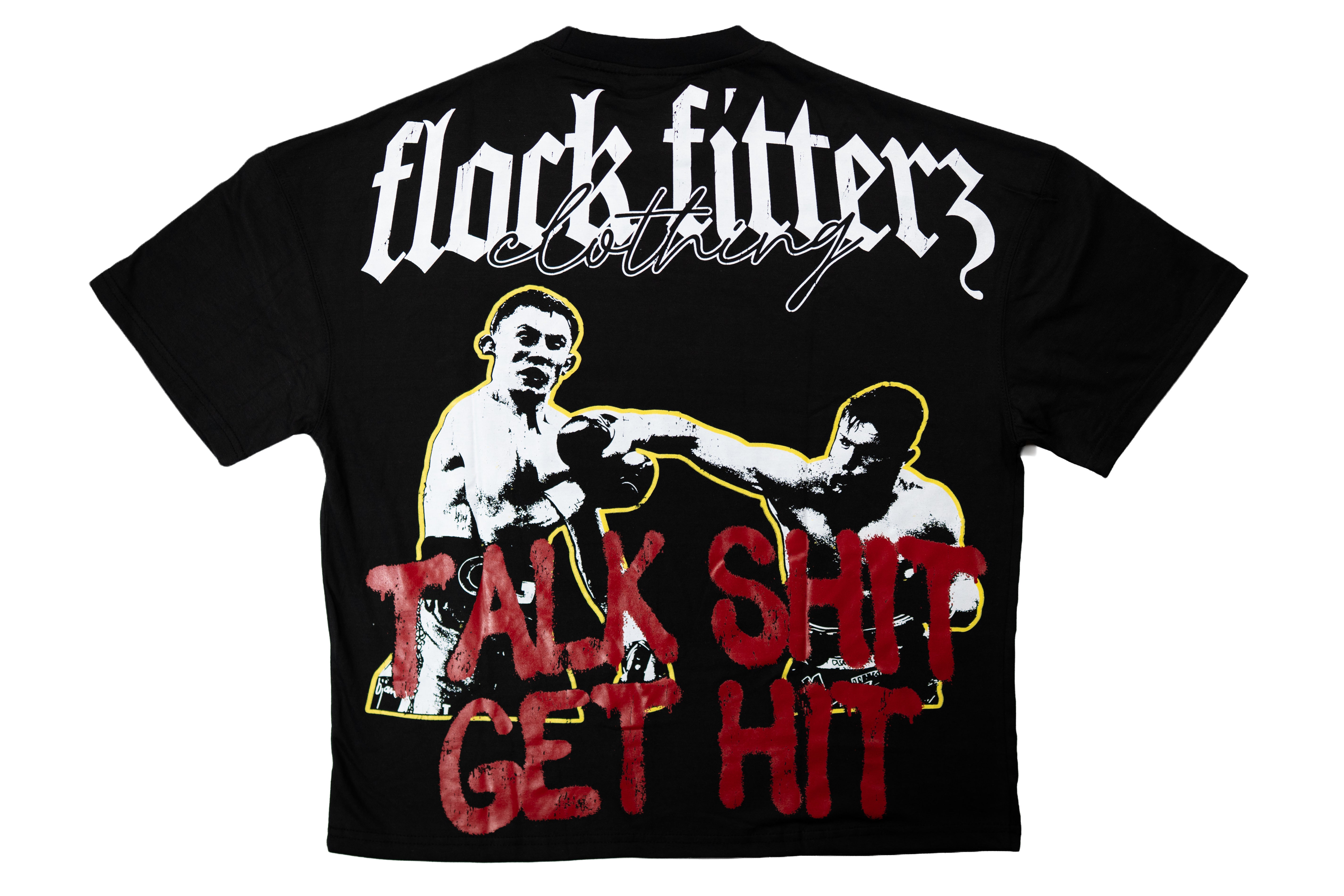 'Get Hit' Tee - Black/Red