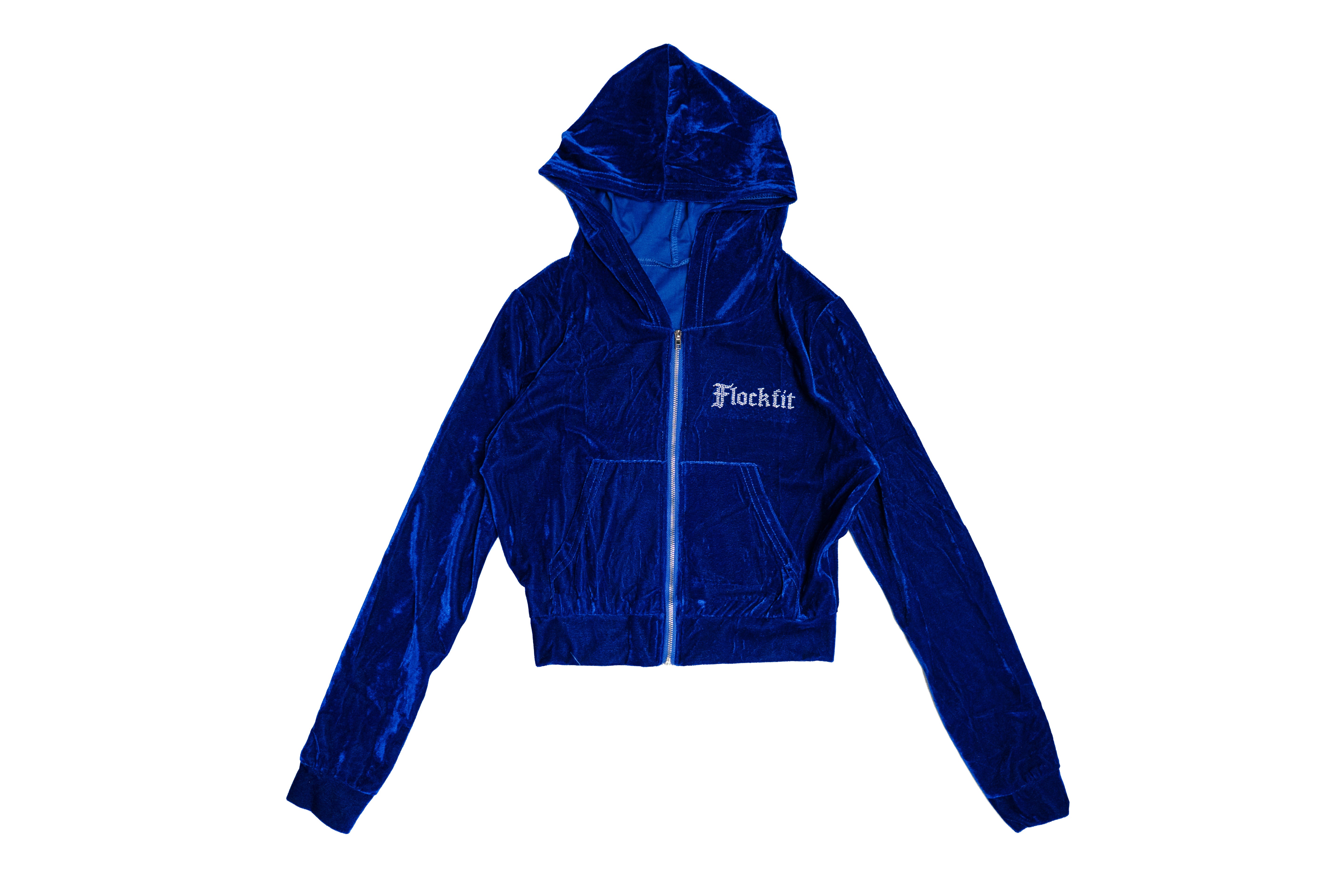FF Velour Hoodie - Blue