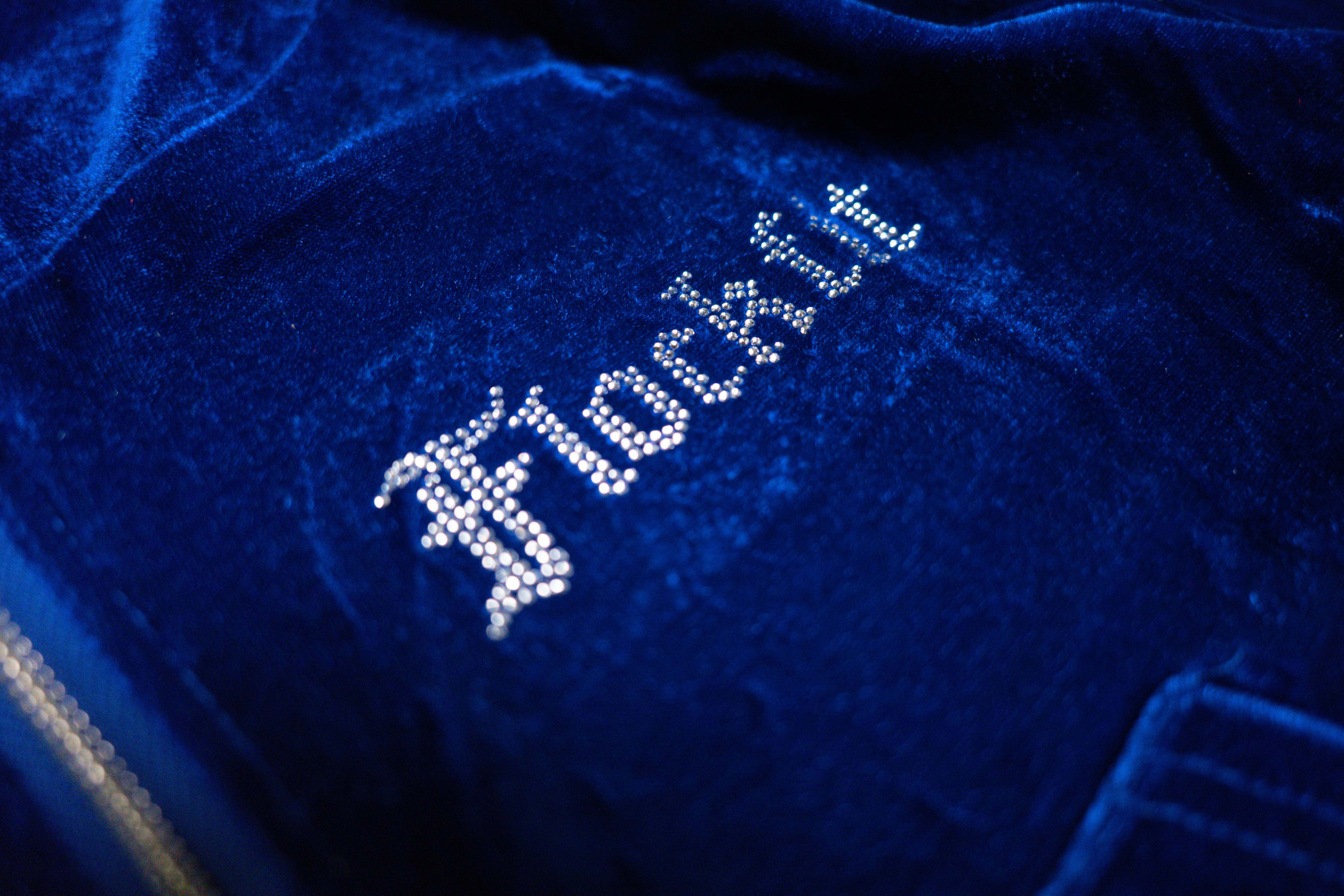 FF Velour Hoodie - Blue