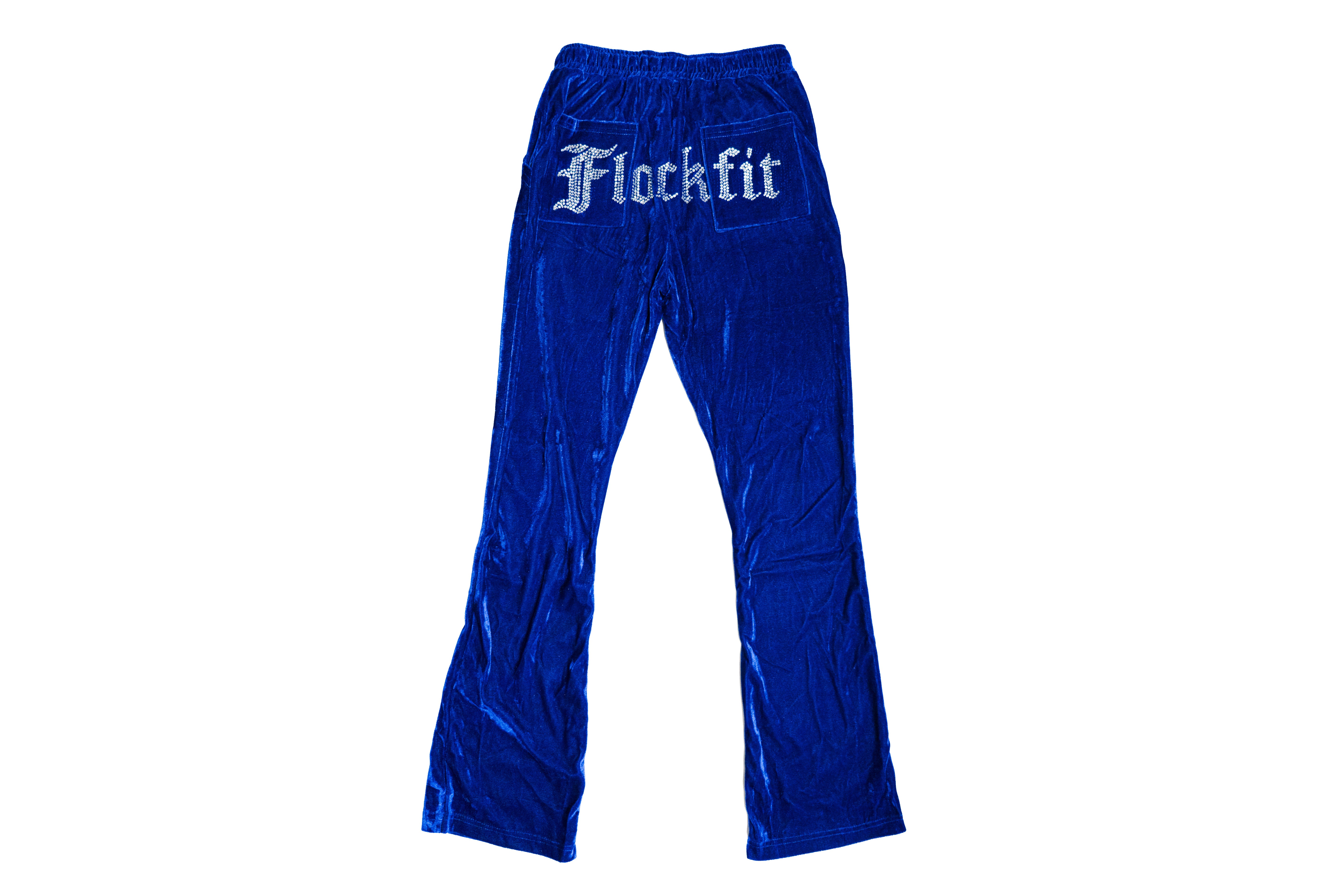 FF Velour Track Pants - Blue